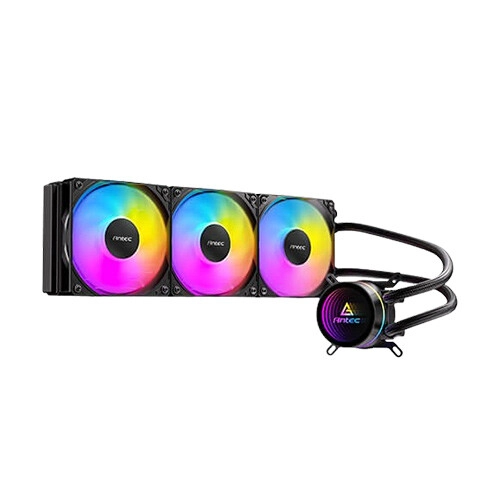Antec Luna 360 ARGB All-in-One Liquid CPU Cooler with Display (Black) - 1