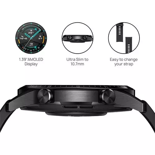 HUAWEI WATCH GT 2 46mm Bluetooth GPS Waterproof SmartWatch - 3