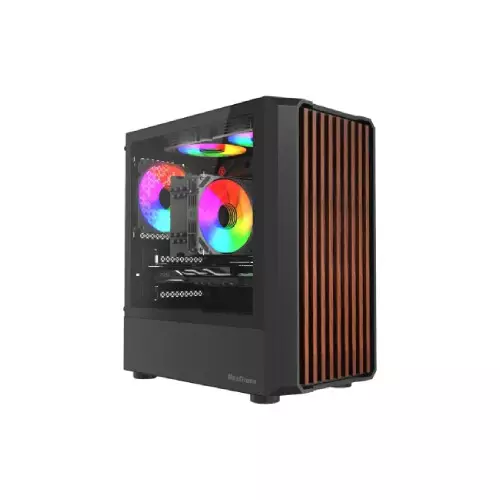 MaxGreen 315 Wood M-ATX Mid-Tower Gaming Case - 5