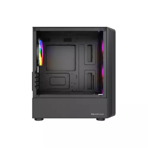 MaxGreen 315 Wood M-ATX Mid-Tower Gaming Case-gallery-1