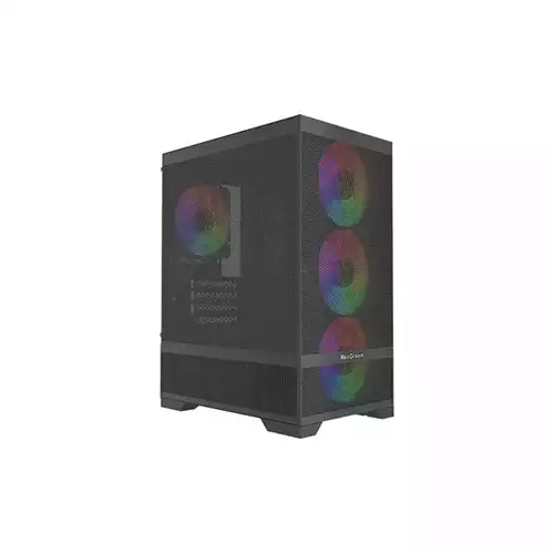 MaxGreen Mesh Pro A10 M-ATX Mid-Tower Gaming Case