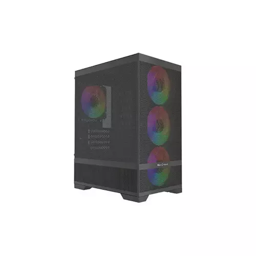 MaxGreen Mesh Pro A10 M-ATX Mid-Tower Gaming Case