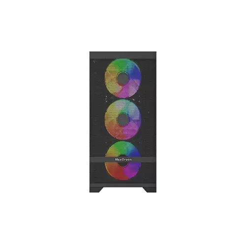 MaxGreen Mesh Pro A10 M-ATX Mid-Tower Gaming Case-gallery-1