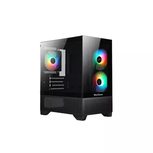 MaxGreen Panora F3 Mid-Tower M-ATX Gaming Casing