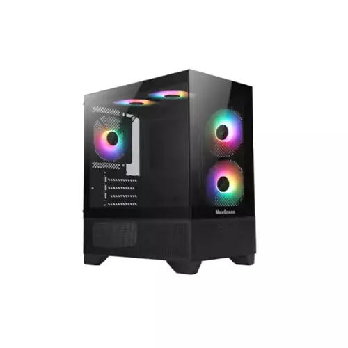MaxGreen Panora PS5 ARGB M-ATX Mid Towe Gaming Casing with 200W PSU