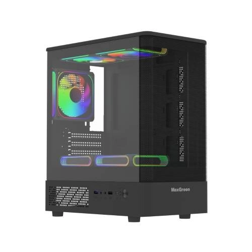 MaxGreen Curve Mesh 311 Mid-Tower M-ATX Gaming Casing