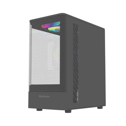 MaxGreen Curve Mesh 311 Mid-Tower M-ATX Gaming Casing - 2