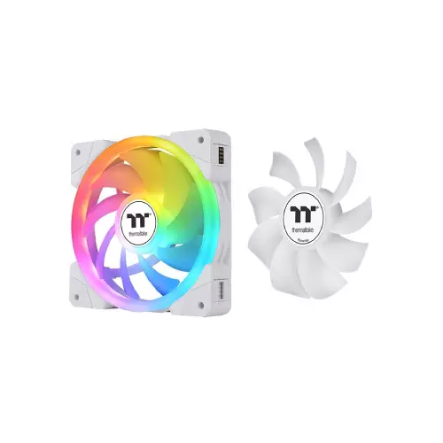 Thermaltake SWAFAN EX14 ARGB 3-Fan Sync White TT Premium Edition Cooling Fan - 2