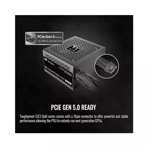 Thermaltake ToughPower GX3 850W 80 Plus Gold PCIe 5.1 ATX 3.1 Power Supply - 2