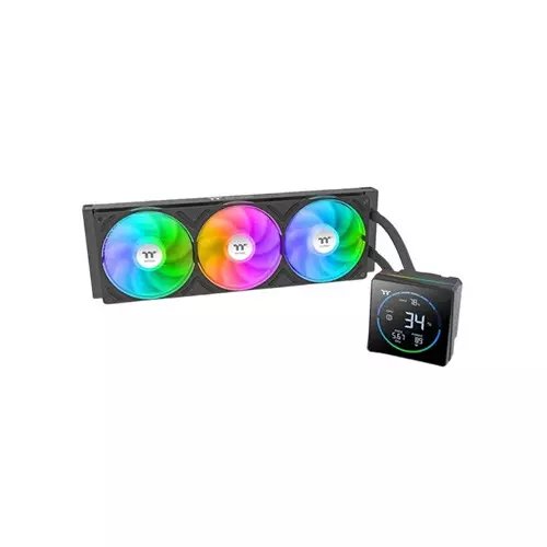 Thermaltake H360-S V3 ARGB Sync AIO Liquid Cooler(Black) with 3.95-inch LCD Display