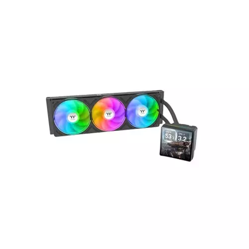Thermaltake H360 V3 Ultra ARGB Sync AIO Liquid Cooler with 3.95-inch LCD Display
