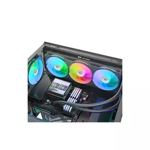 Thermaltake H360 V3 Ultra ARGB Sync AIO Liquid Cooler with 3.95-inch LCD Display - 3