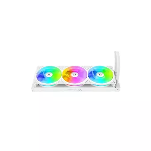 Thermaltake H360 V3 Ultra ARGB Sync AIO Liquid Cooler - White with 3.95-inch LCD Display - 2