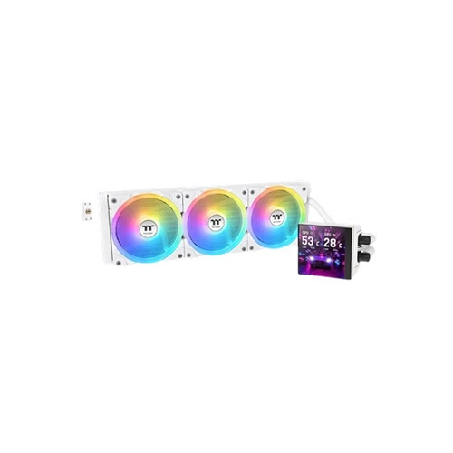 Thermaltake MAGFloe 360 Ultra ARGB Sync AIO Liquid  Snow Edition  Laptop Cooler with  3.95 inch Display