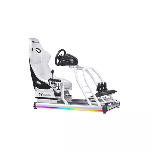 Thermaltake GR500 Racing Simulator Cockpit Snow Gaming Chair - 2