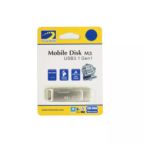 TWINMOS M3 64GB USB 3.1 GEN 1 METAL BODY PENDRIVE-gallery-2