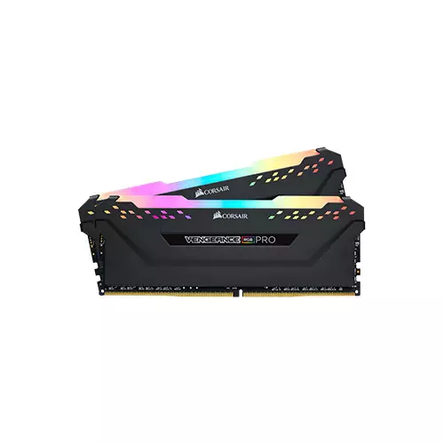 Corsair Vengeance RGB Pro 32GB (2 x 16GB) DDR4 3000MHz Heatsink Desktop RAM (Black)