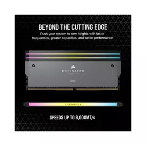 Corsair DOMINATOR TITANIUM RGB 64GB (2X32GB) DDR5 DRAM 6000mhz Cl30 AMD XMP Desktop RAM (Grey)-2