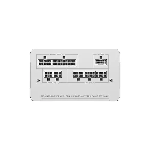 Corsair RMe Series RM850e 850W PG5 80 PLUS Gold Fully Modular White Power Supply - 1