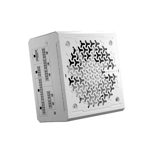 Corsair RMe Series RM1000e 1000W PG5 80 PLUS Gold Fully Modular Low-Noise ATX Power Supply (White)