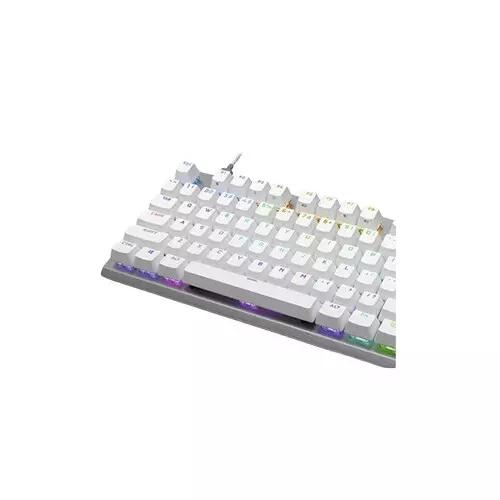 Corsair K60 PRO TKL RGB 87 keys Wired OPX Switch Gaming Keyboard (White) - 2