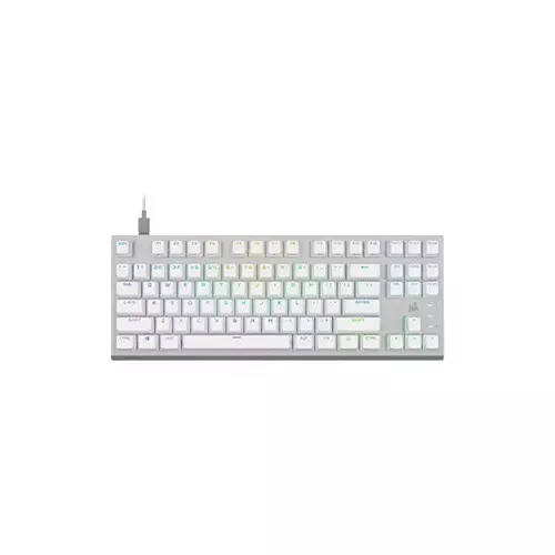 Corsair K60 PRO TKL RGB 87 keys Wired OPX Switch Gaming Keyboard (White)