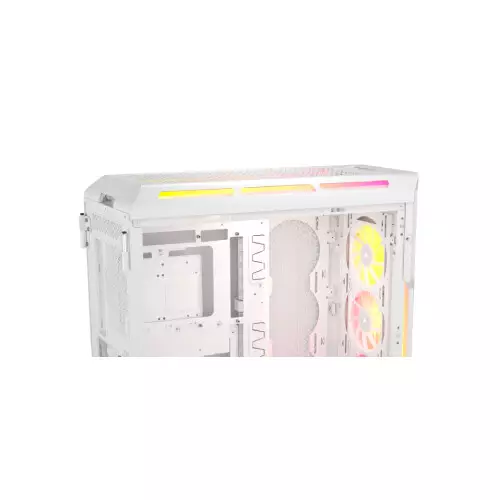 CORSAIR iCUE Link 5000T LX RGB Mid-Tower ATX Desktop Case (White)-gallery-2
