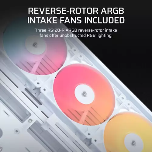 CORSAIR FRAME 4500X RS-R ARGB Panoramic Glass Mid-Tower Desktop Case (White)-gallery-1