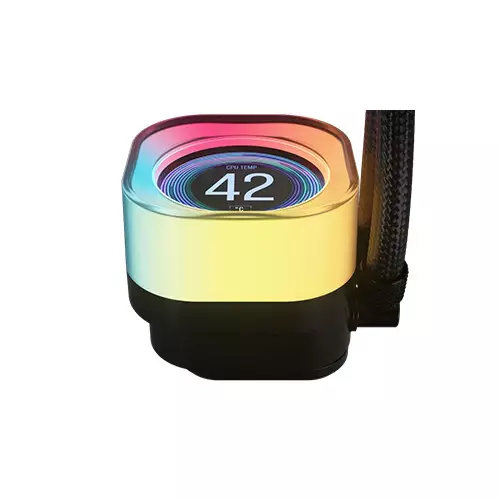 Corsair iCUE LINK TITAN 360 RX LCD RGB Liquid CPU Cooler (Black)-gallery-2