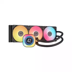 Corsair iCUE LINK TITAN 360 RX LCD RGB Liquid CPU Cooler (Black)