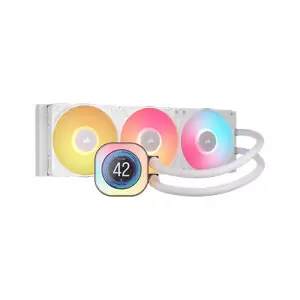 Corsair iCUE LINK TITAN 360 RX LCD RGB Liquid CPU Cooler (White)