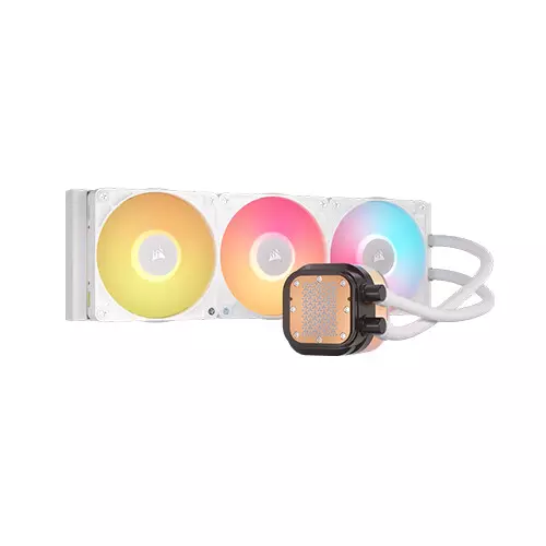 Corsair iCUE LINK TITAN 360 RX LCD RGB Liquid CPU Cooler (White)-gallery-1