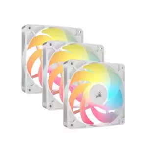 Corsair RS120-R ARGB Triple Pack 120mm PWM Reverse Fans (White)