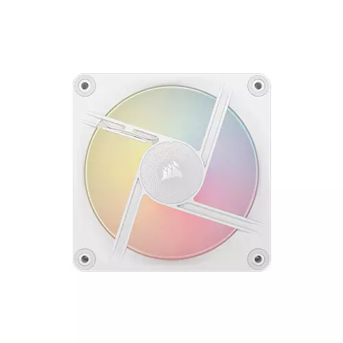 Corsair iCUE LINK LX120-R RGB 120mm PWM Reverse Fans Starter Kit (White)-gallery-2