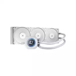 CORSAIR Nautilus 360 RS LCD AIO Liquid CPU Cooler (White)