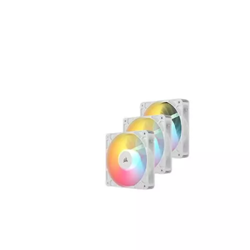 Corsair RS120-R ARGB 120mm PWM Reverse Fans Triple Pack (White)-gallery-2