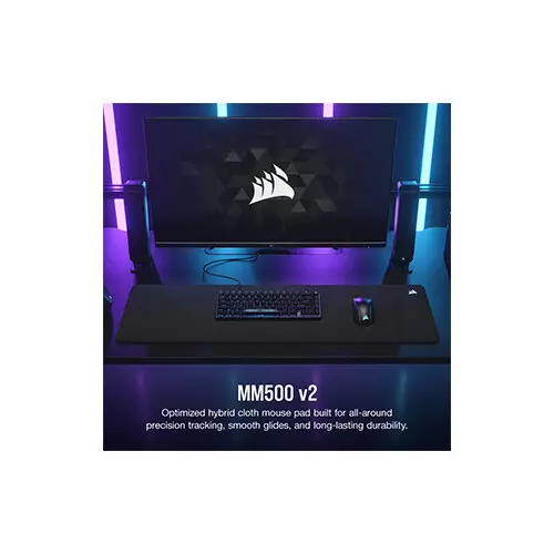 Corsair MM500 v2 Hybrid Cloth Gaming Mouse Pad-gallery-3