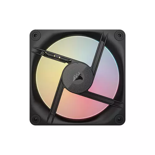 Corsair iCUE LINK LX120-R RGB 120mm PWM Reverse Fans Starter Kit (Black)-gallery-1