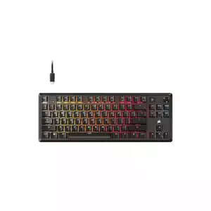CORSAIR K70 Core TKL RGB Wired Mechanical Gaming Keyboard (Black)