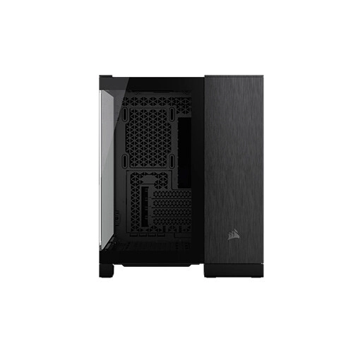 Corsair 2500X Micro ATX Dual Chamber PC Case (Black Obsidian) - 2