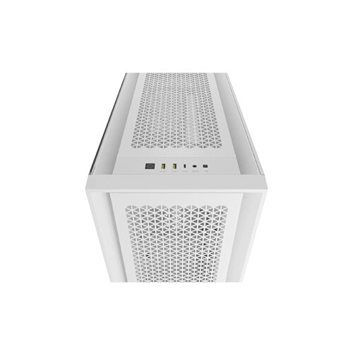 Corsair 5000D Core Airflow Mid-Tower ATX PC Case (White) - 1
