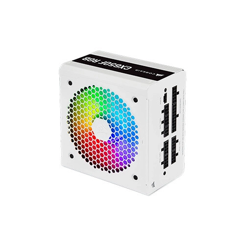 Corsair CX Series CX650F RGB 650W 80 Plus Bronze Fully Modular Power Supply (White) - 1