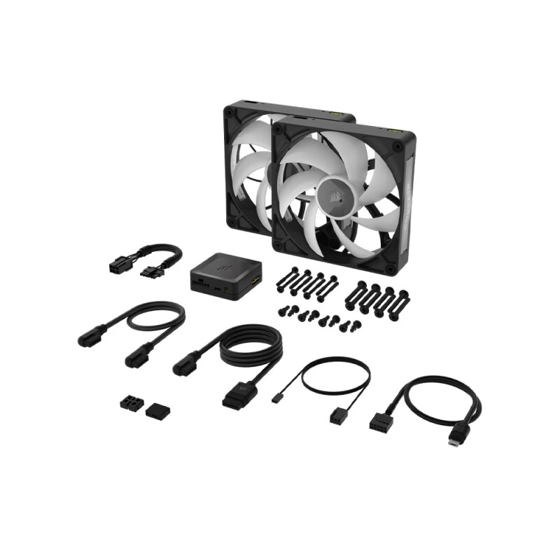 Corsair iCUE LINK RX140 MAX RGB 140mm PWM Thick Case Fans - 2