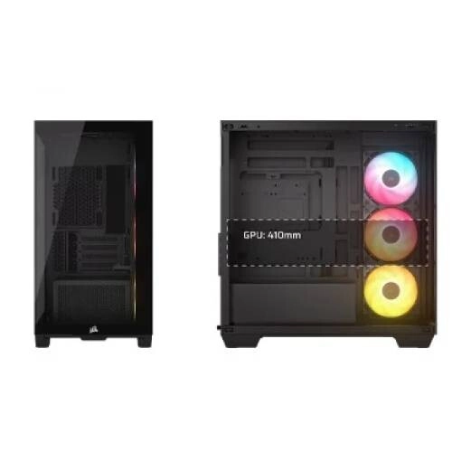 Corsair 2800X RS-R ARGB Black Micro-ATX PC Case - 3