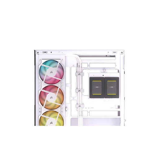 Corsair 2800X RS-R ARGB Micro-ATX PC Case (White) - 3