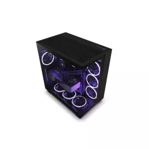 NZXT H9 Flow Dual-Chamber ATX Mid-Tower PC Gaming Case