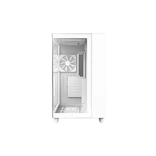 NZXT H9 Flow Dual-Chamber ATX Mid-Tower PC Gaming Case - White-gallery-1