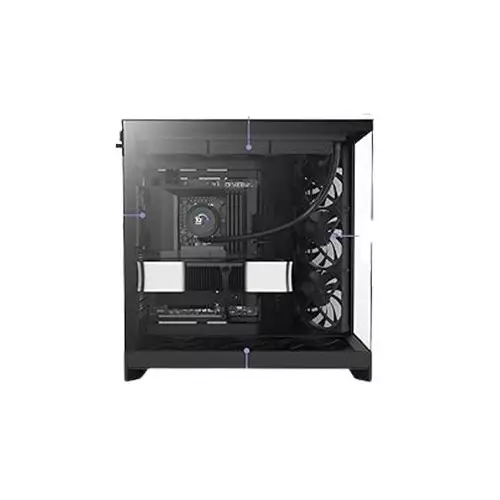 NZXT H9 Flow Large Dual-Chamber ATX Mid-Tower Airflow PC Case - Black - 2