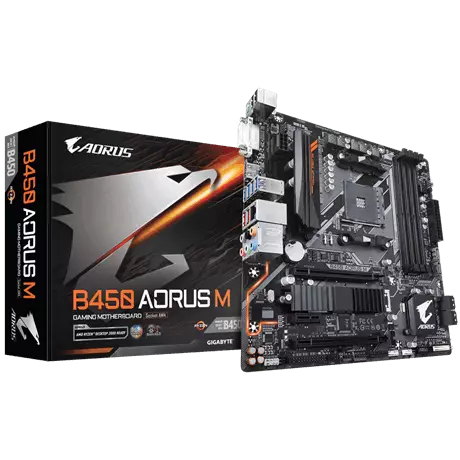Gigabyte AMD B450 AORUS M RGB Gaming Motherboard