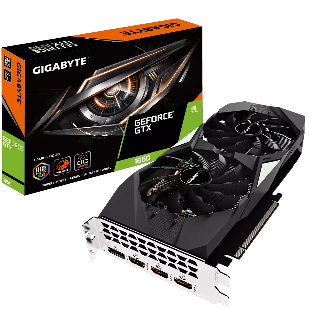 GIGABYTE GeForce GTX 1650 GAMING OC 4GB Graphics Card